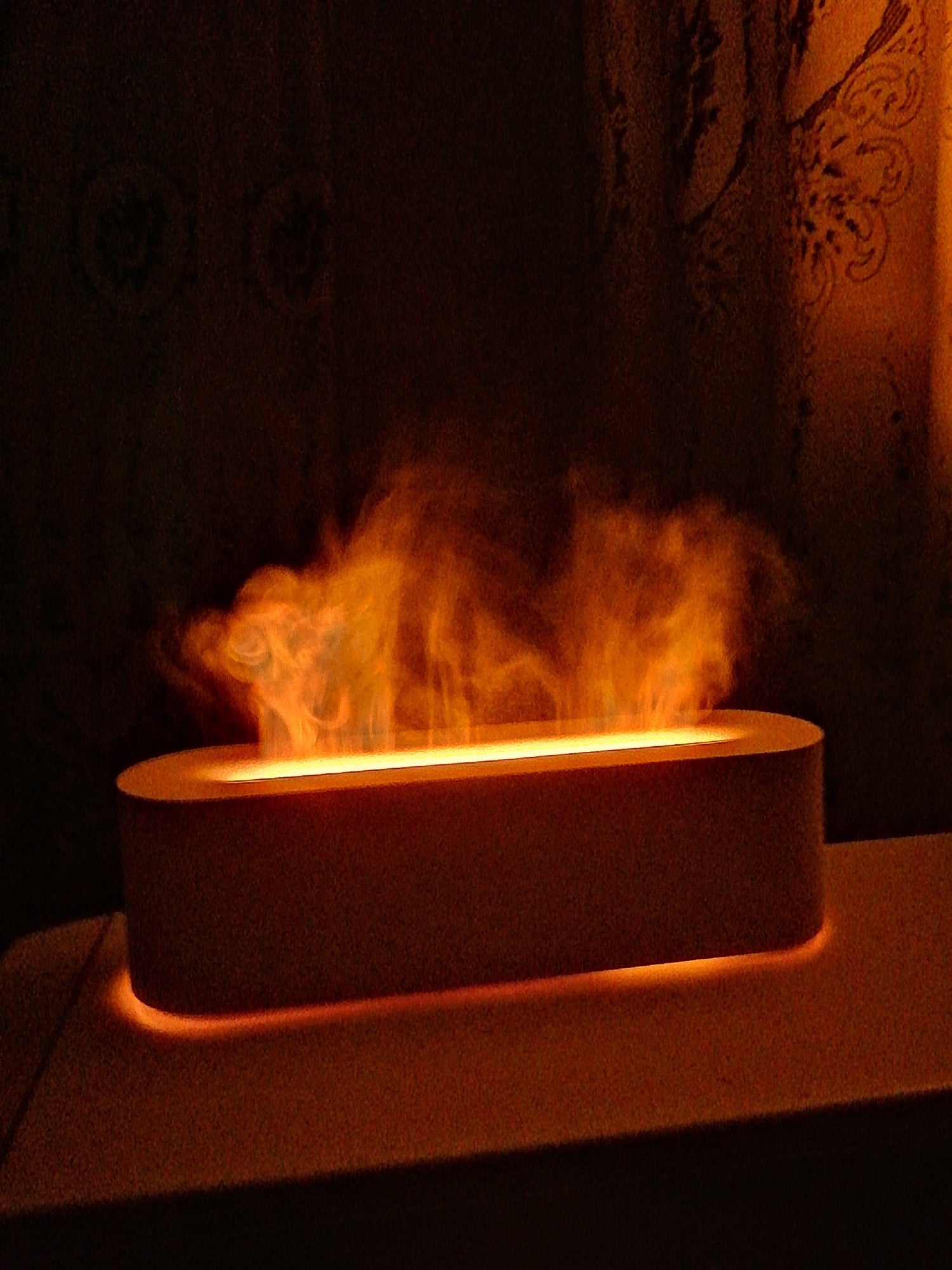 HOMEFISH RGB Flame Ultrasonic Air Humidifier