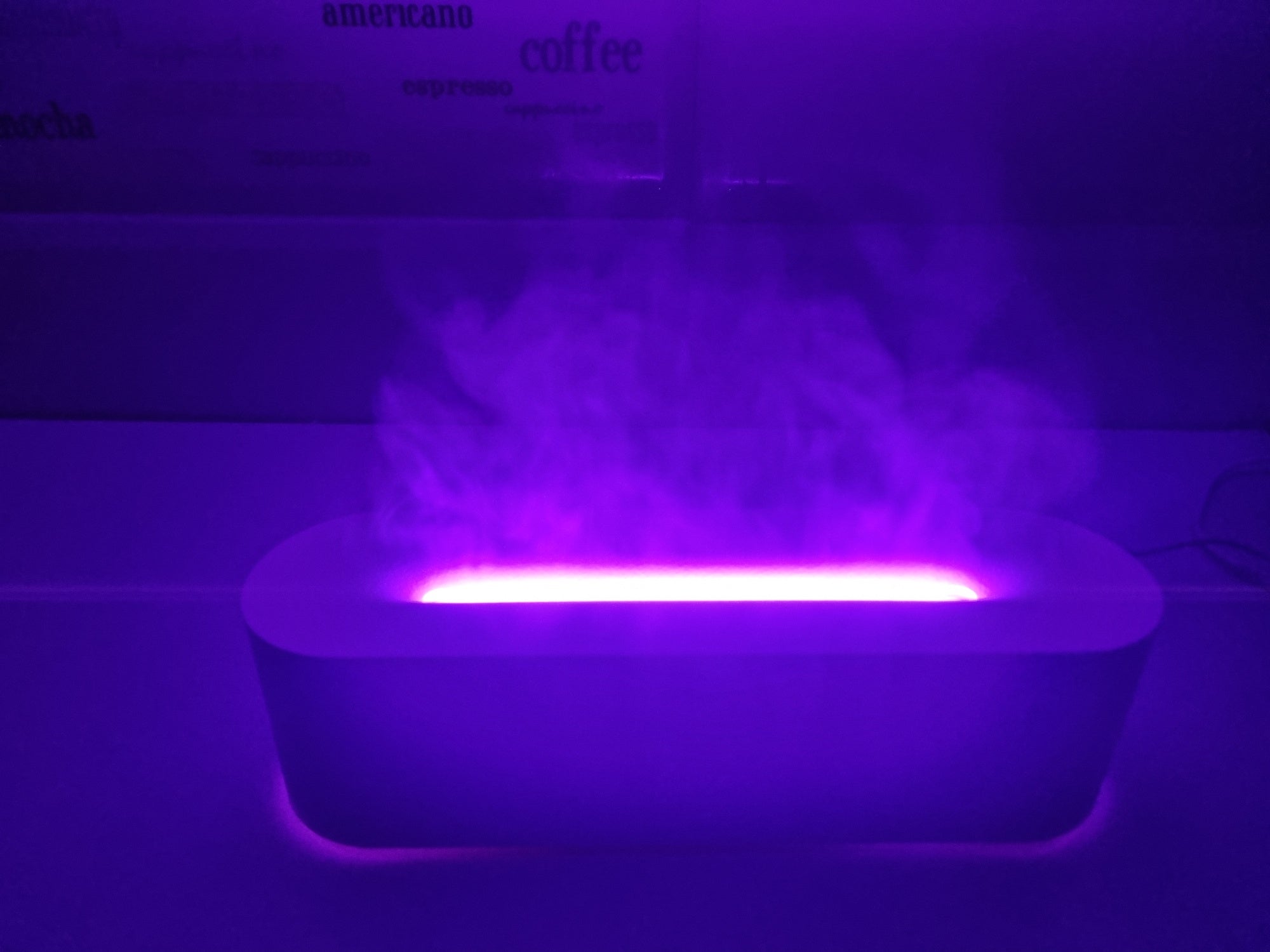HOMEFISH RGB Flame Ultrasonic Air Humidifier