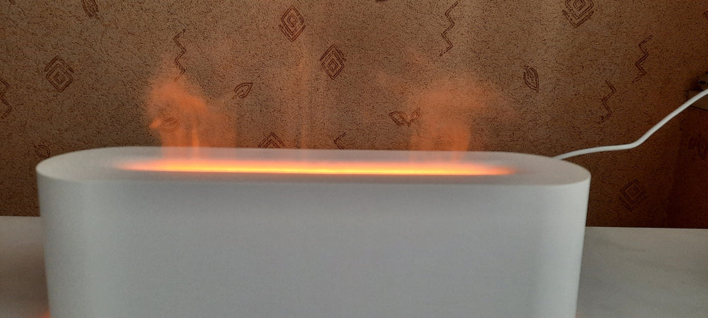 HOMEFISH RGB Flame Ultrasonic Air Humidifier