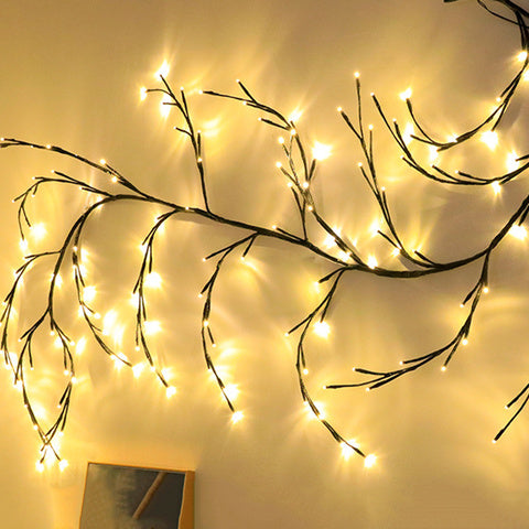 LED Tree Branch Night Light – 96 LEDs, 8 Lighting Modes, USB Powered
