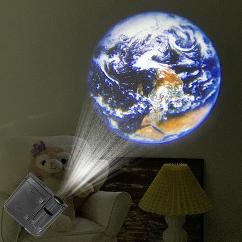 Blue LED Moon Lamp