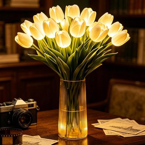 Color LED Vase Night Light