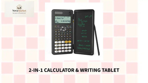 2-in-1 Calculator &amp; Writing Tablet by@Outfy